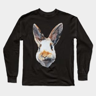 Booplesnoot - Rabbit painting (no background) Long Sleeve T-Shirt